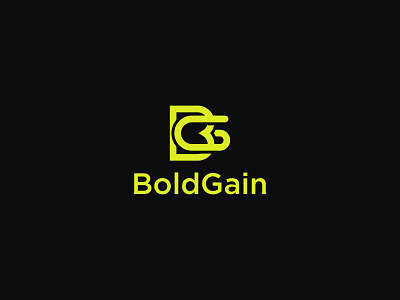 Bold Gain logo/ letter B and G logo b brand identity branding design graphic design icon illustration letter b letter g logo logo design logos motion graphics