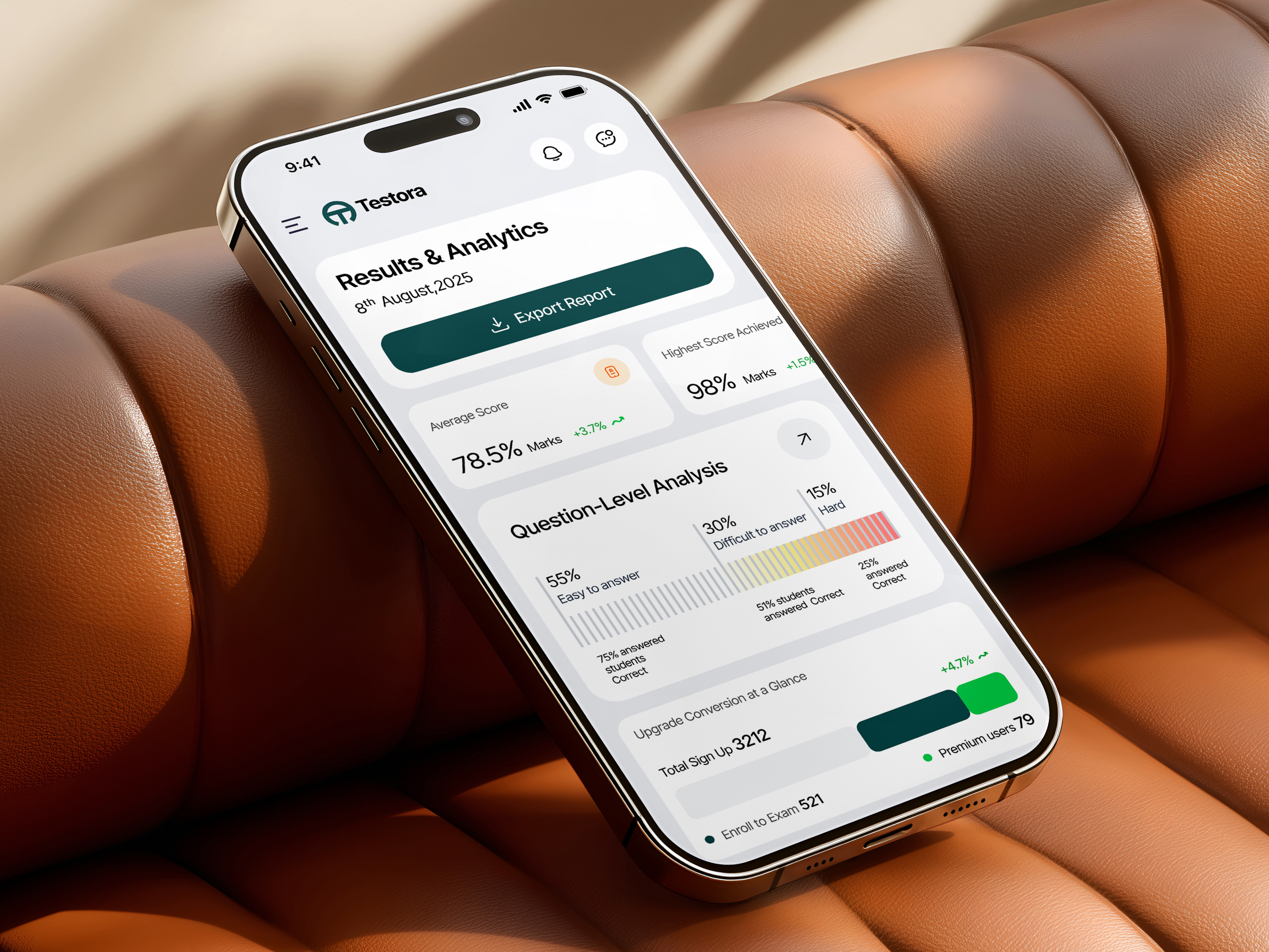 Example of Mobile App UX/UI Design For Mv Ps