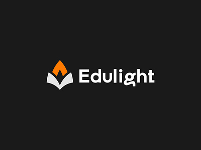 Edulight – Book & Candle Logo Design academic logo app icon book logo branding candle logo edtech education logo educational logo edulight knowledge logo learning logo modern logo universtity logo