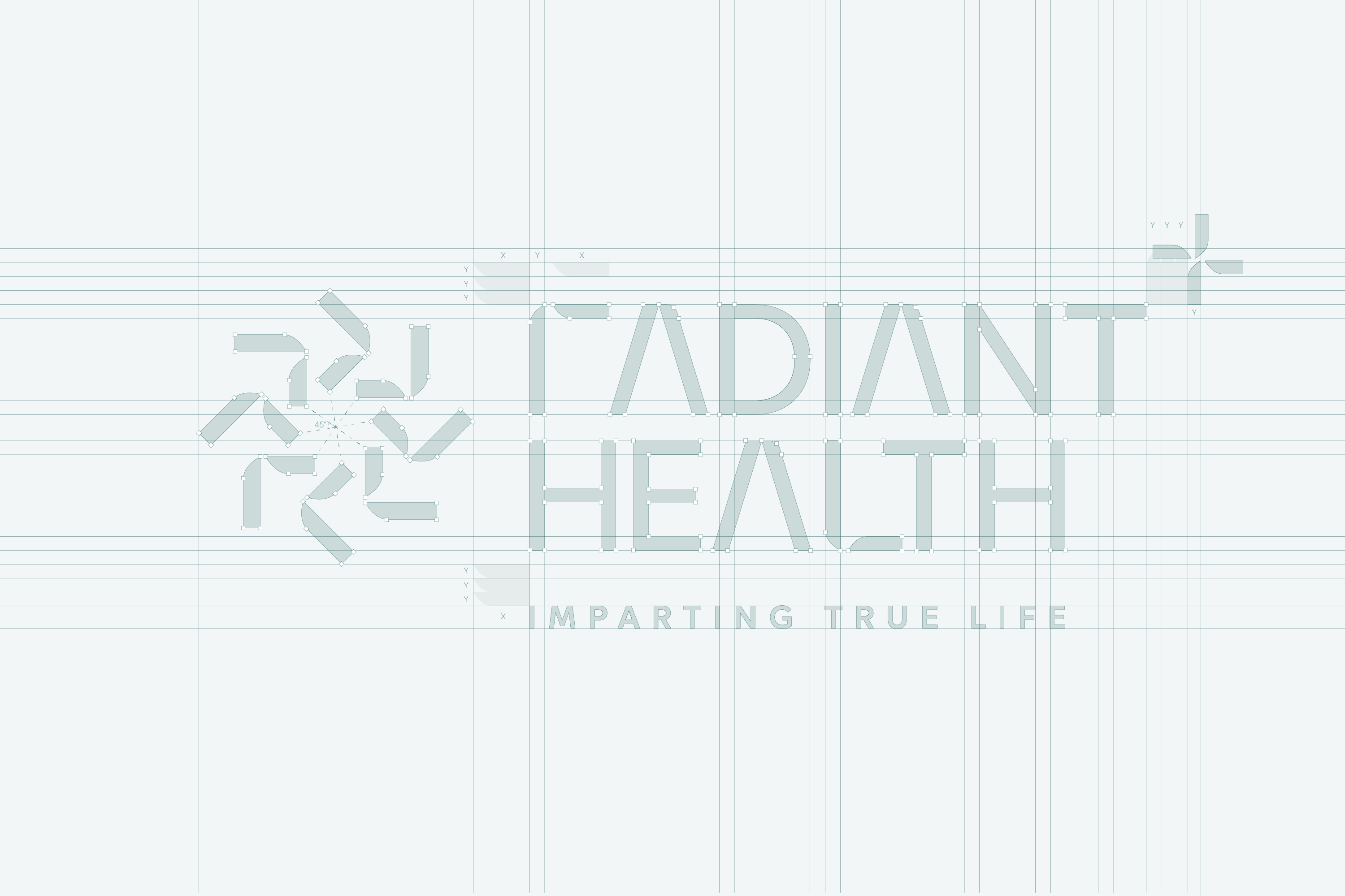RADIANT HEALTH -- Branding | Identity brand brand identity branding design graphic design illustration logo typography ui visual identity