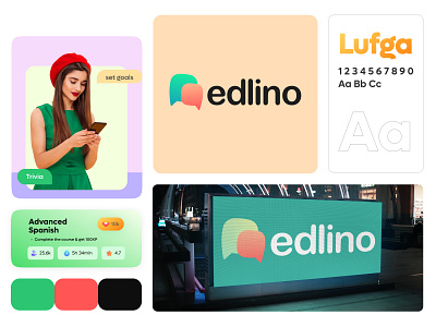 𝗘𝗱𝗹𝗶𝗻𝗼 – Color your learning android app brand brand guidelines brand identity branding clean ui design education app edutech gamified interactive design ios app language app language learning app ui mobile app design modernui netrosystems quizapp startup trending app uiux design
