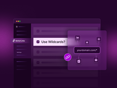 Using Wildcard Redirects in BetterLinks card creative design flat illustration illustrator screen ui