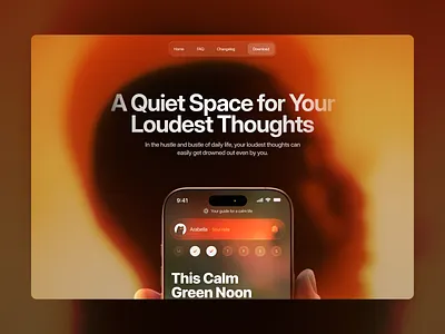 AI Meets Journaling – Oryl Landing Page ai journaling landing page minimal oryl product design saas sajon ui web app web design website