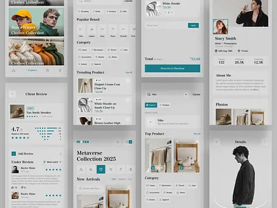 eCommerce Mobile App app design clothing store design e commerce app e commerce design e commerce shop ecommerce ecommerce app fashion app minimal mobile app mobile design online shopping app online store shop shop app shopping app store ui ui design