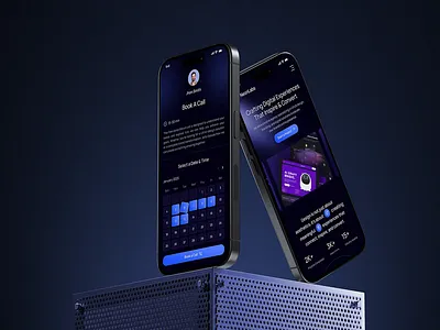 Digital Agency App Design agency app agency website app concept app design app showcase booking app calendar app clean ui design creative agency digital agency gradient ui minimal mobile app mobile app design mobile ux modern app design product design resporsive schedule app uiux design