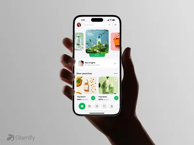 Beauty Product App android app design beauty beauty app beauty mobile app e commerce ios makeup makeup mobile app minimalist mobile mobile app product details page profile page shop skin skin care skincare store ux