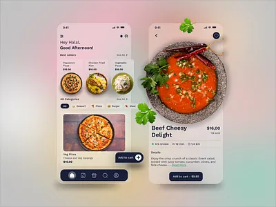 Food Delivery mobile App design – Glassmorphism UI Design app design inspiration app ui design clean ui design digital product design ecommerce app design figma design food app concept food app ui food delivery app food ordering app minimal ui mobile app design mobile ui mobile ux design modern app interface restaurant app ui ui portfolio ui ux design user interface design ux case study