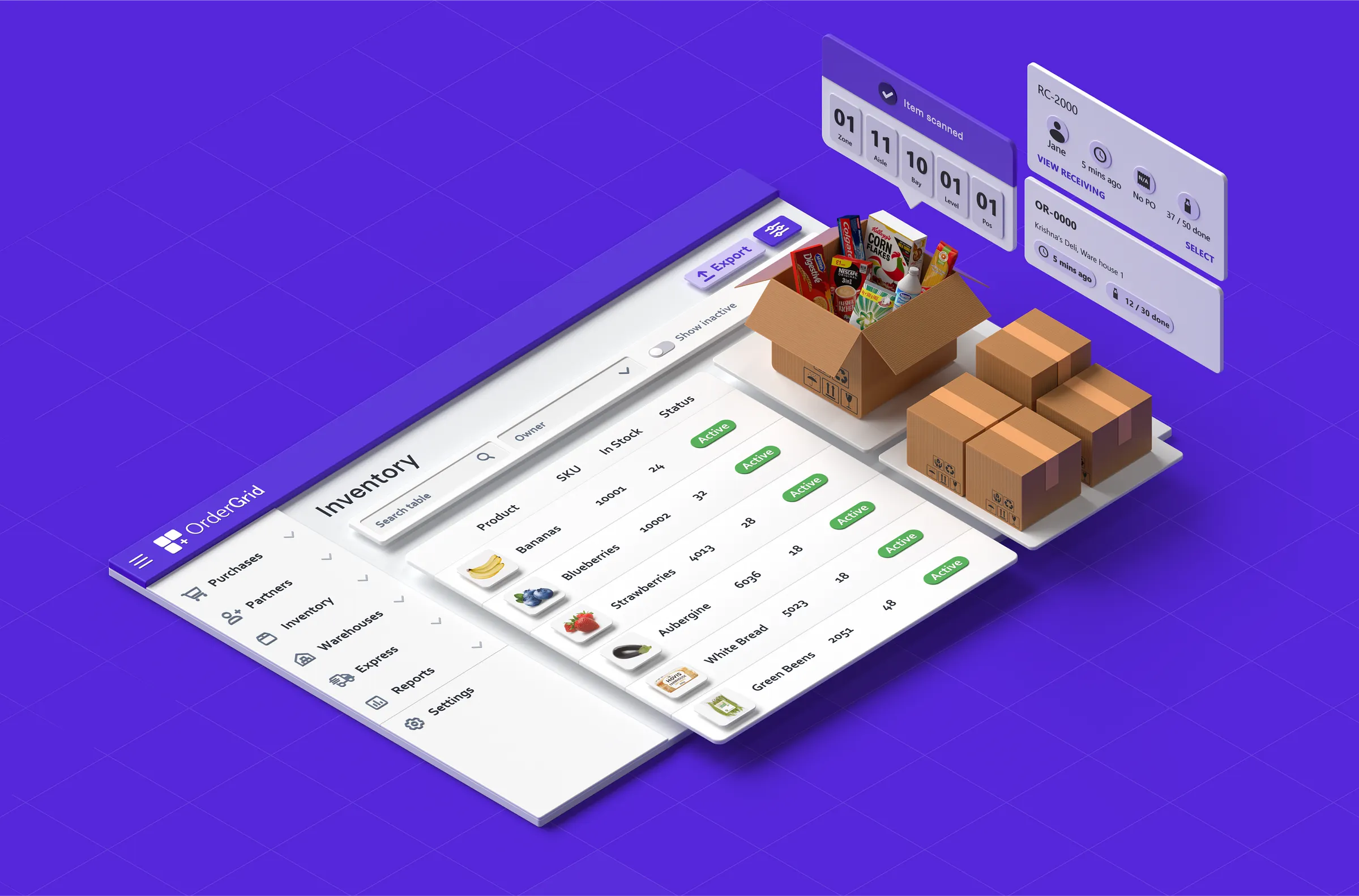 3D Dashboard for OrderGrid.com 3d 3d art 3d dashboard 3d design 3d illustration 3dart c4d cinema4d dashboard design illustration isometric