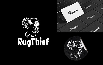 Rug Thief- Logo Design graphic design logo design mascot logo