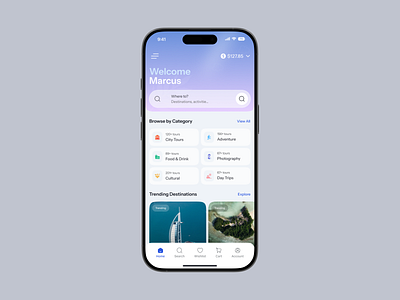 Travel Mobile App UI adventure beach flight booking app hotel booking app ios ios app mobile app mobile travel app tour tourist travel travel agency travel app travel app design travel booking travel mobile app traveling ui design vacation vacation app