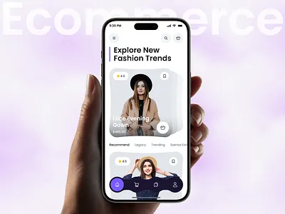 E-commerce Fashion App UI Design | Modern Shopping Experience app app design e commerce app ecommerce app fashion fashion app fashion ecommerce ios mobile mobile app online shopping shopping app