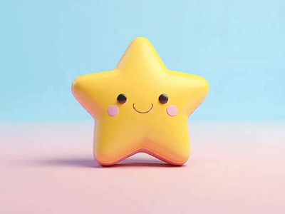 Cute 3D Cartoon Star Animation | 3D Motion Graphic Star 3d 3danimation 3dillustration 3icon animation art cartoon cute illustration motiongraphic pastel softstyle star