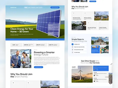 Solar Panel Website Design design energy landing page figma website landing page solar landing page design solar panel solar panel landing page solar panel website solar panel website design solar panel website uiux solar power solar power landing page design ui ui design ux ux design uxui design website website design