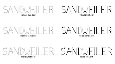 Recently developed "Sanny" font font graphic graphic design typography