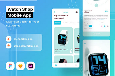 Watch Shop Mobile App android app app design application design for app ios mobile mobile app mobile app design mobile app design mobile apps screen ui ux website