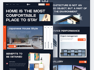 OMAH - Landing Page app architecture design graphic design house landingpage ui ux web design