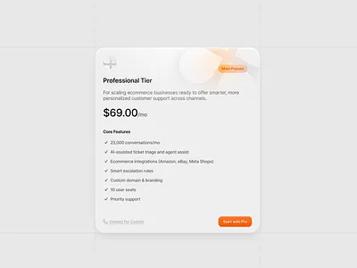Pricing Modal clean design details interface minimal modal overlay payment popup pricing product saas settings sidebar tier ui ui design ux ux design web design