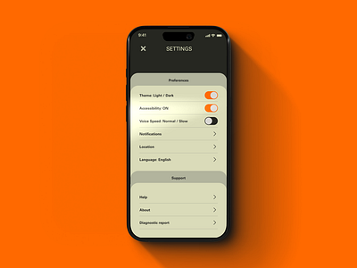 Day 6 of DailyUI - Settings dailyui design figma minimal typography uidesign uxui