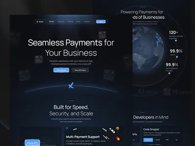 Klyra - Payment Gateway cleandesign cleanui design designinspiration figmadesign fintech fintechdesign illustration minimaldesign modernui paymentgateway ui uidesign uiux uiuxdesign userexperience uxdesign