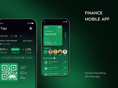 Finance Mobile App app bank banking cards crm digital bank e wallet finance finance app financial fintech fintech app invest mobile app mobile app design money saas ui ux wallet
