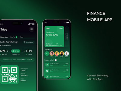 Finance Mobile App app bank banking cards crm digital bank e wallet finance finance app financial fintech fintech app invest mobile app mobile app design money saas ui ux wallet