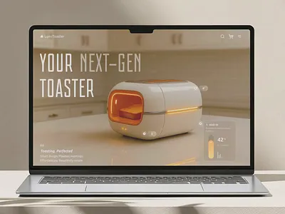 Product Landing Page 2d animation clean desktop ecommerce hero homepage inspiration interaction interface landing page light theme motion design motion graphics product shop shopify uiux web webflow
