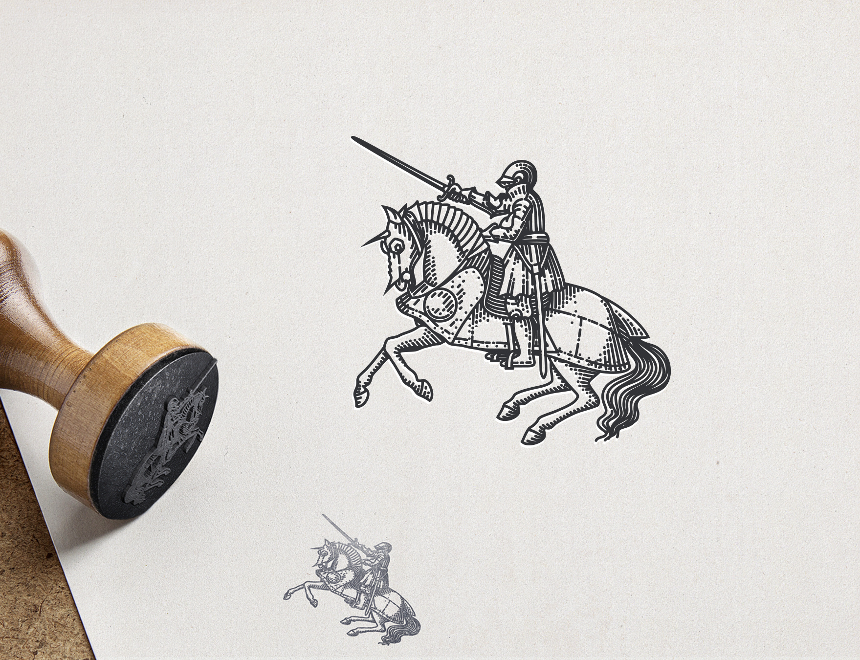 Example of Brand Illustrations / Engraving Style