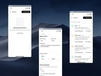 Services - Timeslot UI