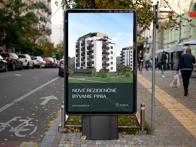 Citylight & billboard PINIA Residence billboard citylight offline marketing pine residence