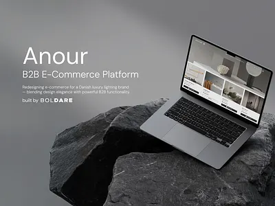 Anour - B2B E-Commerce Platform e commerce luxury brand minimalism product design uxui web design