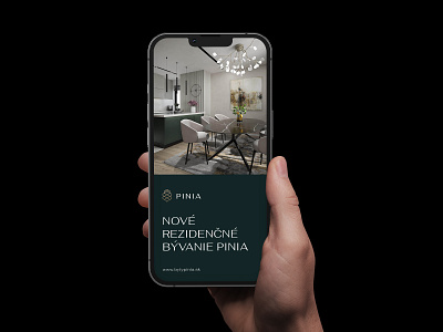 Social media design branding pine residence living social media visual identity
