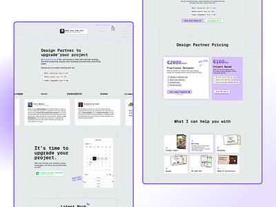 Website Update [2025] branding landing page portfolio ui