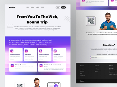 Link in bio - About us page UI UX about us about us page ui ux design ai website clean features ui gradient inner page landing page modern nishar saas section ui web design website