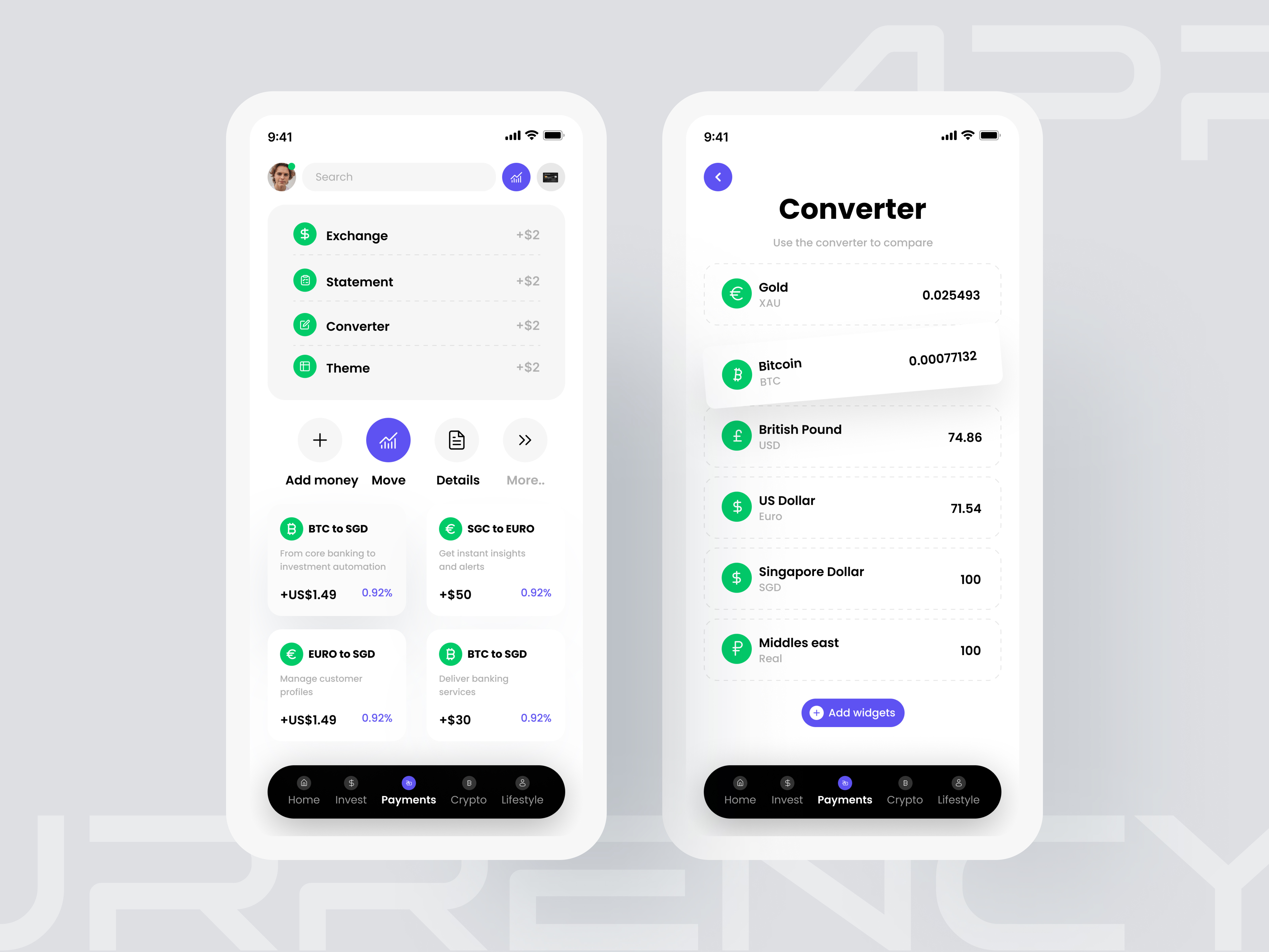 Currency exchange page app bitcoin clean design clean ui coin crypto crypto currency crypto wallet currency exchange dollar exchange fintech currency exchange homepage mobile ui uiux web design website