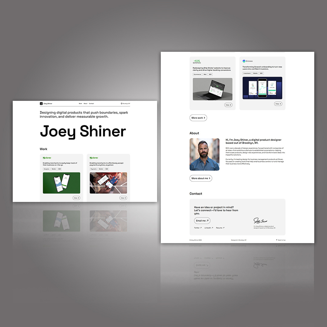 Portfolio Website : UI/UX Design - Webflow web development landing landing page portfolio landingpage portfolio template portfolio web portfolio website ui web design webflow