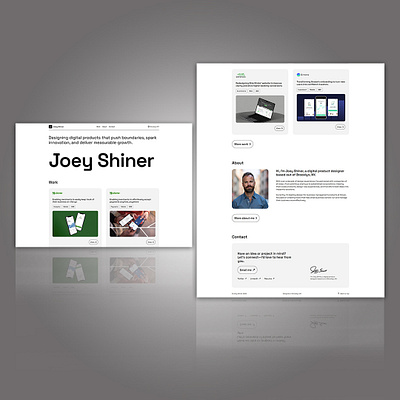 Portfolio Website : UI/UX Design - Webflow web development landing landing page portfolio landingpage portfolio template portfolio web portfolio website ui web design webflow