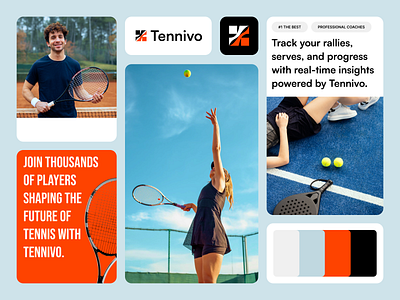 Tennivo - Tennis Branding Design agency ball brand guidelines brand identity brand marketing brand strategy branding branding design game graphic design identity logo marketing sports tennis tennis branding typography vector visual brand visual identity