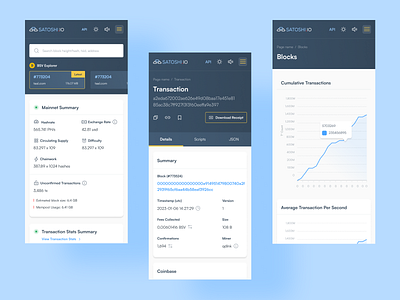 Satoshi - Responsive Design app design bitcoin blockchain crypto wallet cryptocurrency graphs mobile mobile app responsive responsive design ui web3