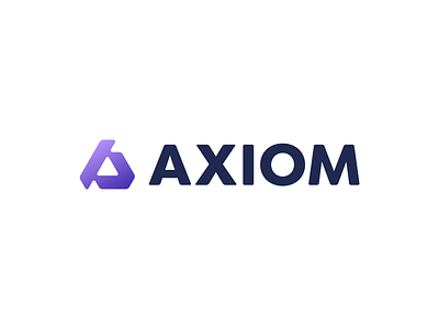 Axiom - Branding a axiom brand design gradient identity letter logo mark monogram symbol