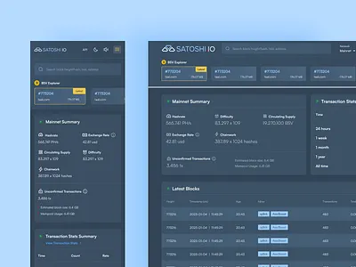 Satoshi - Dark Mode app design bitcoin cryptocurrency cryptowallet dark mode dashboard minimal modern resposive design web app web3