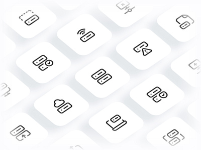 Myicons✨ — Servers, Databases vector line icons pack design system figma figma icons flat icons icon set iconography icons icons library icons pack interface icons line icons stroke icons ui ui design ui icons web design