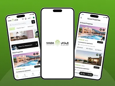 Mada Properties – A Next-Gen Real Estate App app design app developers mobile app development