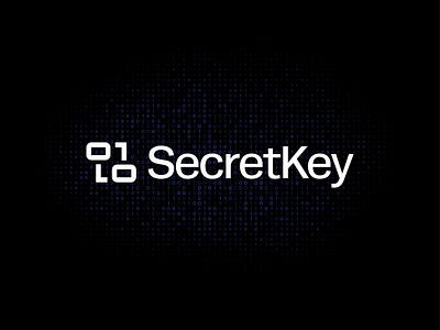 SecretKey Logo & Visual Identity 1 10 binary brand design brand identity branding crypto logo design finance logo fintech logo geometric logo investment logo key logo logo logomark minimalist logo startup logo tech logo technology logo visual identity