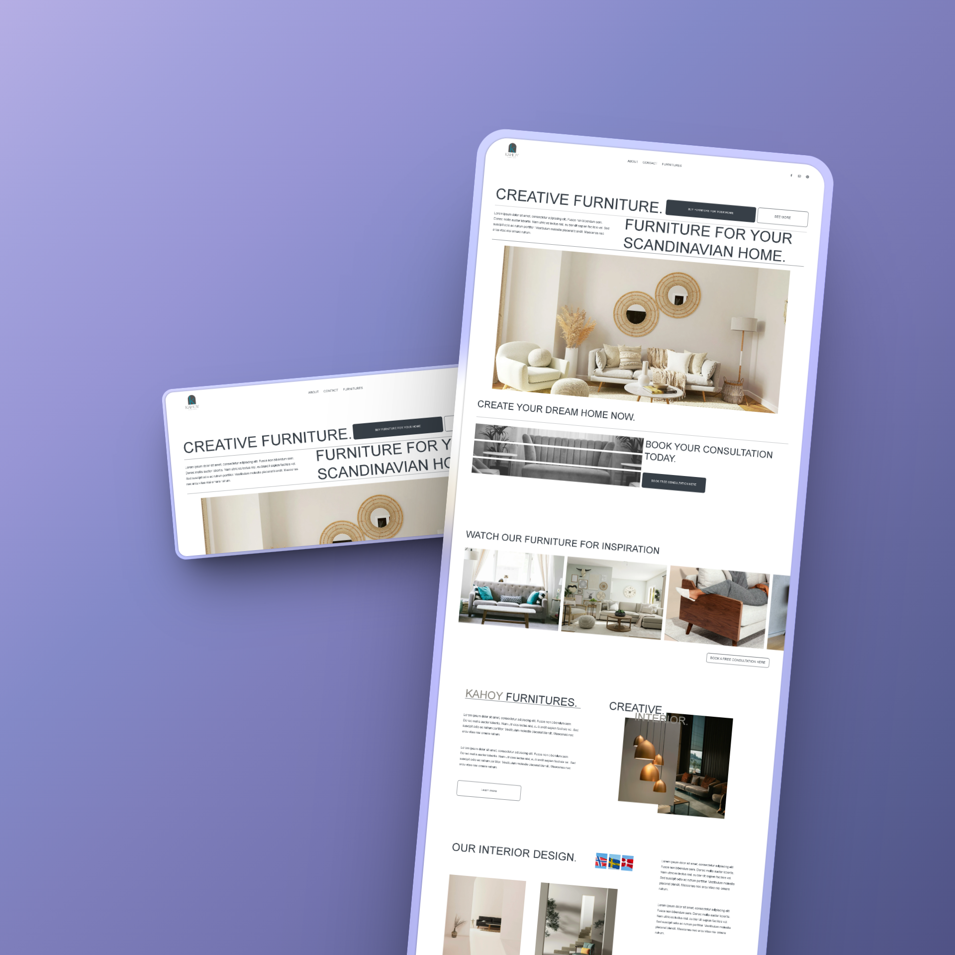 Example of Squarespace Web Designer