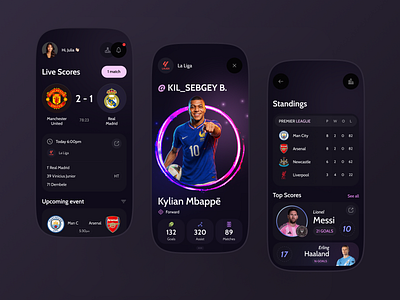 Football Live Scores & Betting App app app design bet bet app betting design gambling mobile mobile app online casino sport app sports betting ui ux