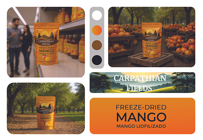 Freeze-Dried Mango pouch packaging | Mango pouch packaging | branding dried food dried mango food food packaging freeze dried mango graphic design illustration label label design mango packaging mango pouch packaging design pouch design pouch label pouch packaging product label design