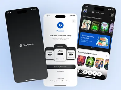 Read & Write Stories App app blog book design system education library premium mobile app profile read sentiment analysis sketch story story telling app ui ui design ux visual design write writers app writers community