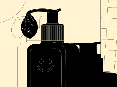 Sunshine cream abstract blog blog post composition deep deep art design dual meaning editorial editorial illustration illustration laconic lines medical illustration mental health methapor minimal post poster