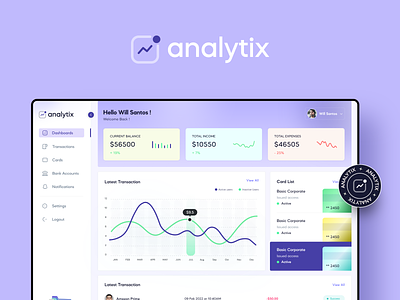 Finance Online Dashboard - Platform Design creative designs