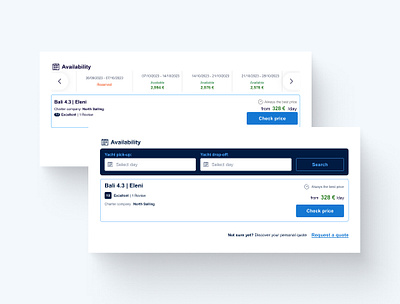 UX audit - Availability and Price component (Boataround) audit availability component conversion cro price price component ui audit ux audit